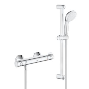 GROHE GROHTHERM 800 THERMOSTAT-BRAUSEBATTERIE 1/2″ MIT BRAUSEGARNITUR 600mm GHS-Berlin.shop 4