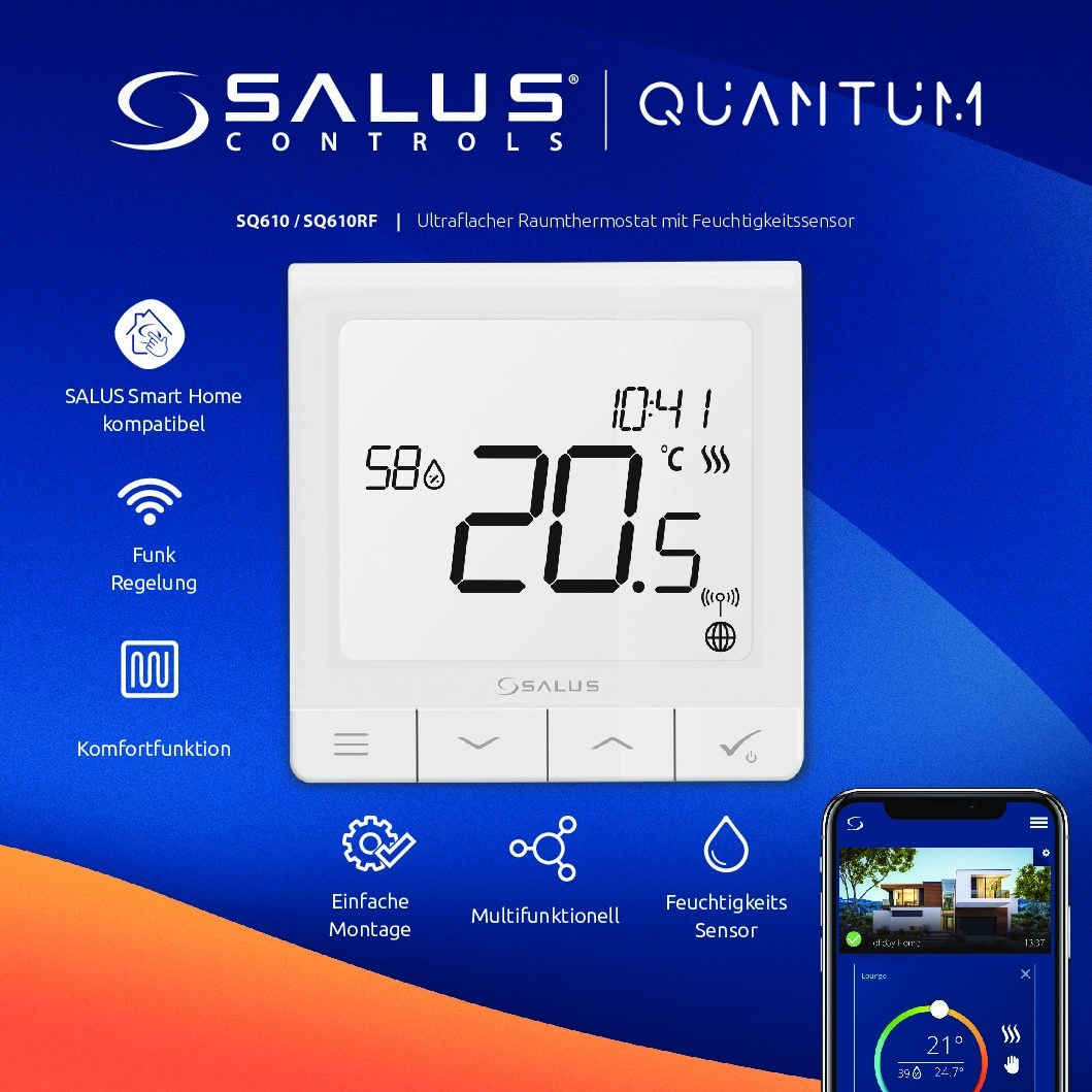 Salus SQ610 Quantum digitaler ultraflacher Thermostat 113610 GHS-Berlin.shop 3