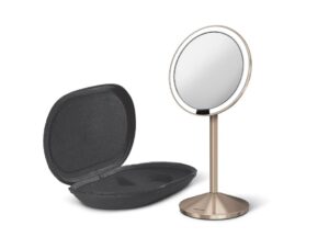 Simplehuman 12 cm Sensorspiegel 5-fache Vergrößerung, Roségold, Kosmetikspiegel GHS-Berlin.shop 14
