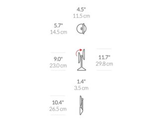 Simplehuman 12 cm Sensorspiegel 5-fache Vergrößerung, Roségold, Kosmetikspiegel GHS-Berlin.shop 16