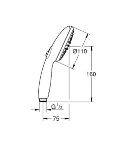 Grohe TEMPESTA 110 HANDBRAUSE 2 STRAHLARTEN GHS-Berlin.shop 12