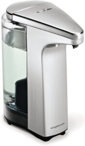 simplehuman Sensorspender, Seifenspender batteriebetrieben, Nickel gebürstet GHS-Berlin.shop 4