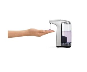 simplehuman Sensorspender, Seifenspender batteriebetrieben, Nickel gebürstet GHS-Berlin.shop 5