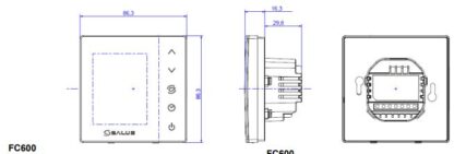 FC600 Raumthermostat für Konvektor-Heizung bzw. Kühlung GHS-Berlin.shop 3