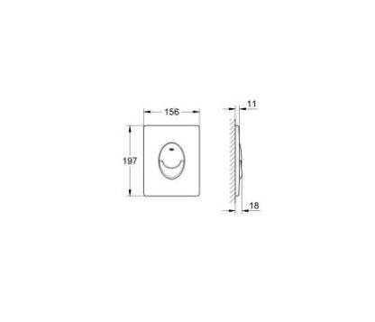 GROHE Skate Air Abdeckplatte – WC Betätigung 38505SH0 GHS-Berlin.shop 4