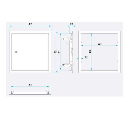 Softline Revisionstür mit Vierkantverschluss 200x200mm GHS-Berlin.shop 3 Softline Revisionstür mit Vierkantverschluss 200x200mm GHS-Berlin.shop 3